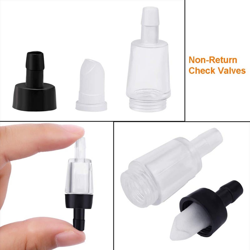 Y-Axis 49 Pcs Aquarium Air Pump Accessories with Airline Connectors, Airline Splitters, Bubble Stones, Check Valves and Suction Cups for 3/16 '' Fish Tank Pond Airline - Image 4